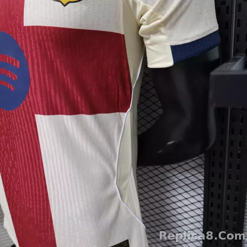26-27 Barcelona Fourth Away Player Version Soccer Jersey - detail