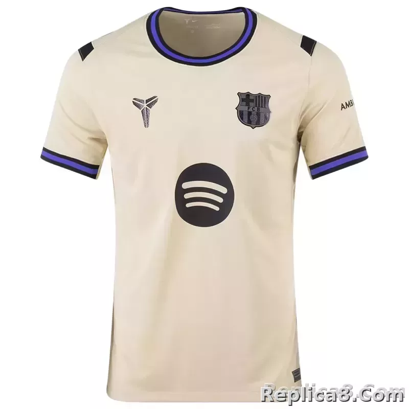 25-26 Barcelona Away Soccer Full Kit Jersey+Shorts - detail