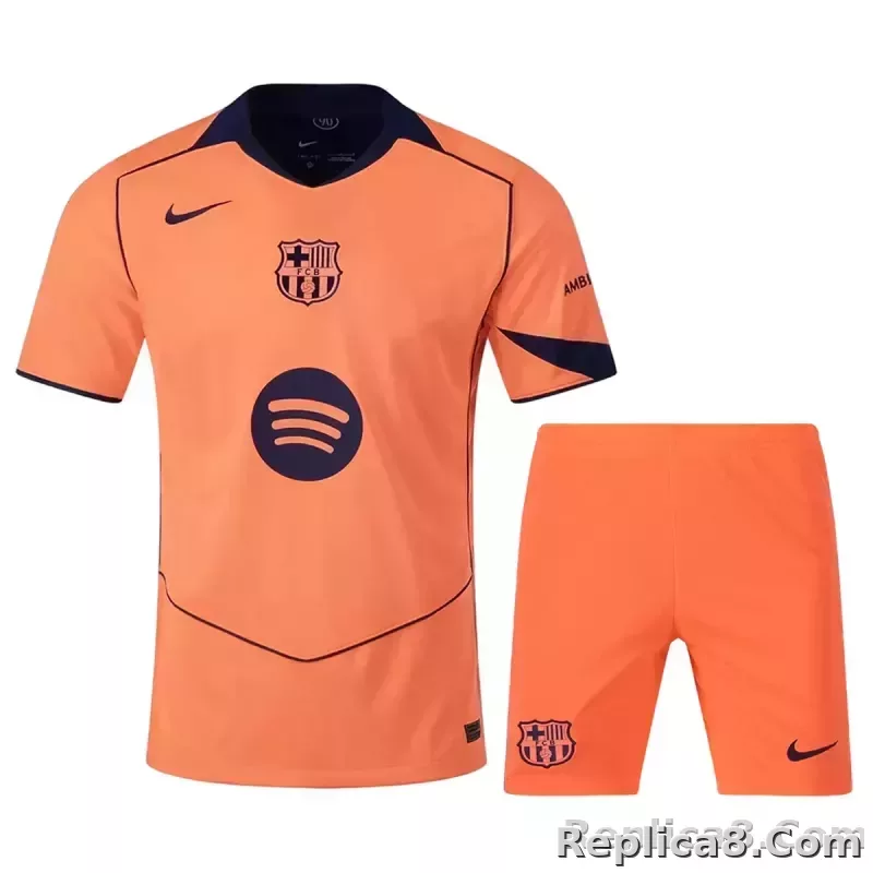 25-26 Barcelona Third Away Full Soccer Kit Jersey+Shorts+Socks - detail