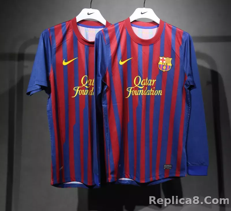 11-12 Barcelona Home Retro Jersey Player Edition - detail