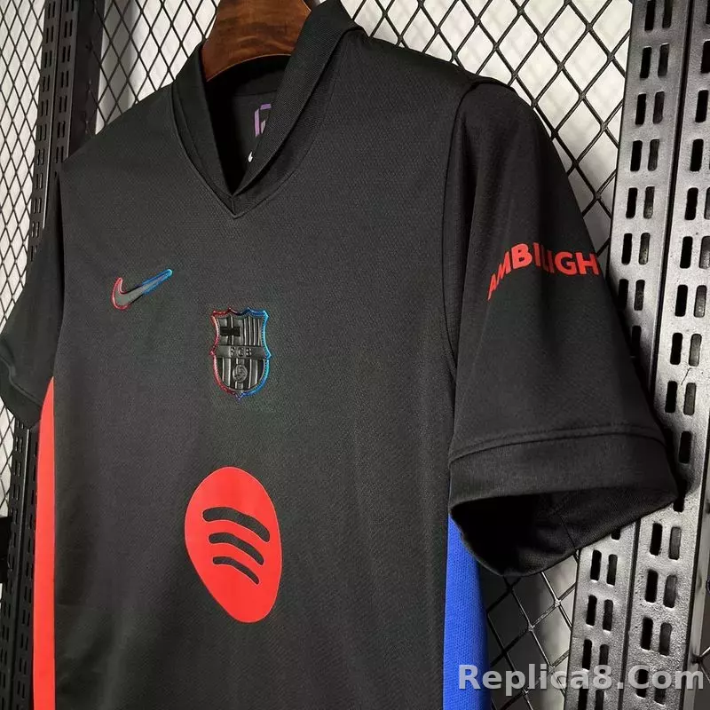24-25 Barcelona Away Soccer Jersey - detail