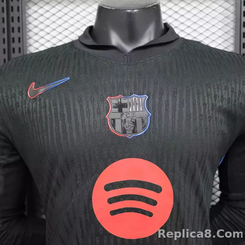 24-25 Barcelona Away Jersey Long Sleeve Player Version - detail