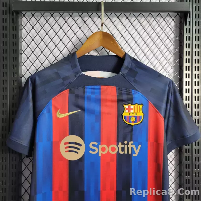 22-23 Barcelona Home Jersey Fan Version - detail