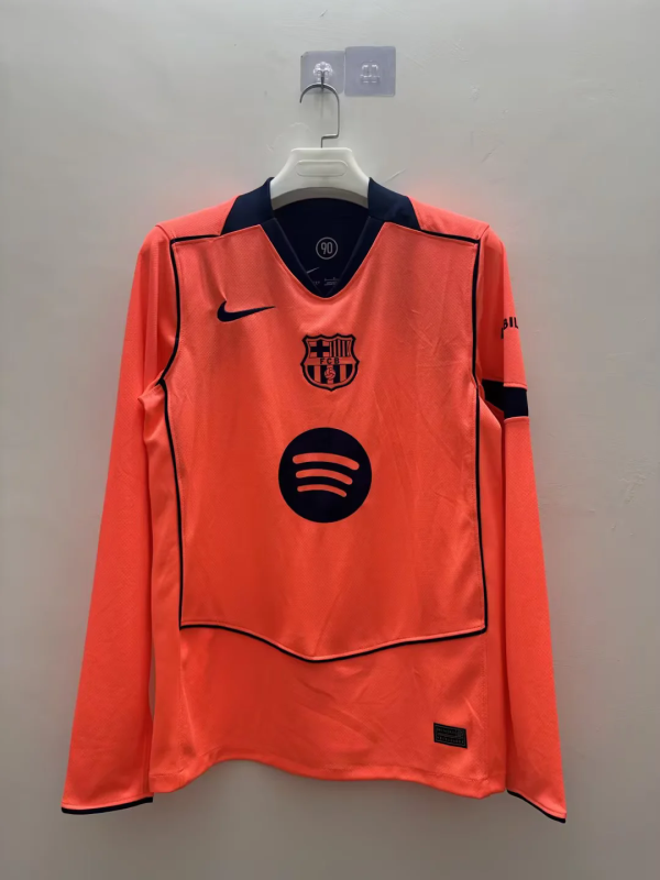25-26 Barcelona Third Away Soccer Jersey Long Sleeve