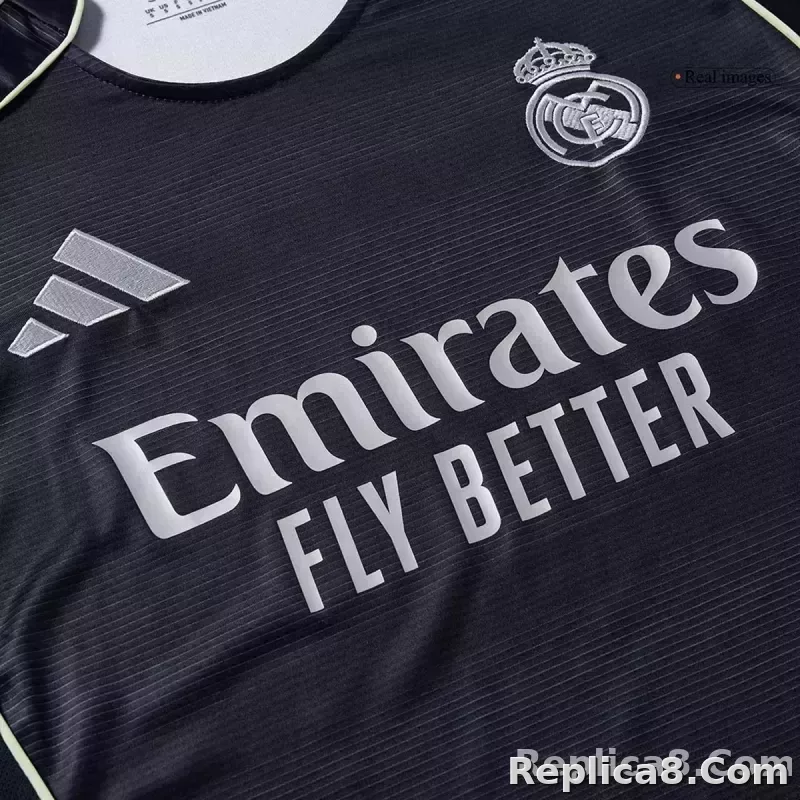25-26 Real Madrid Away Soccer Full Kit Jersey+Shorts+Socks - detail