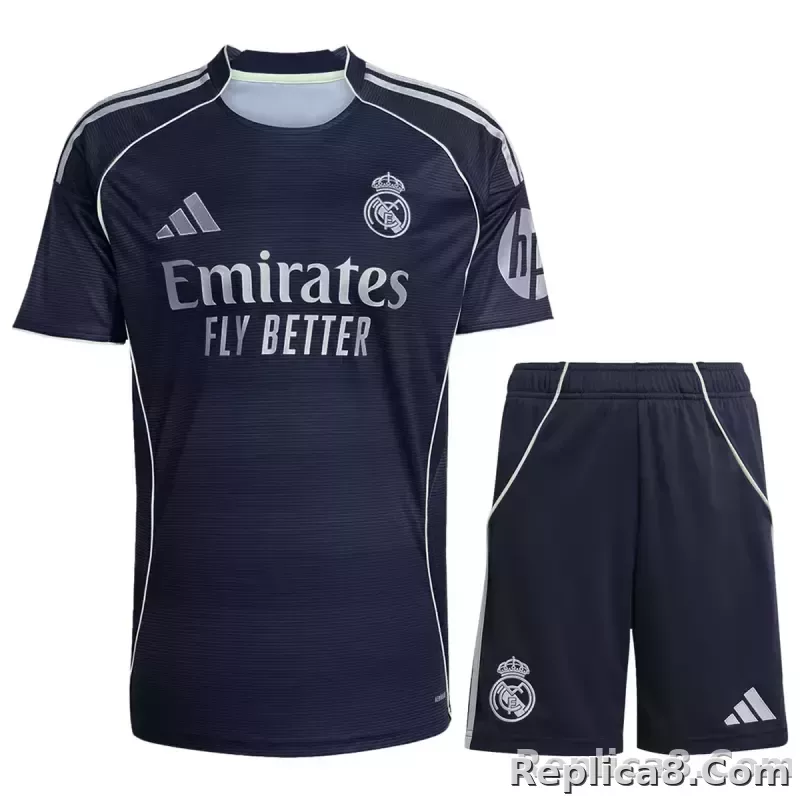 25-26 Real Madrid Away Soccer Full Kit Jersey+Shorts+Socks - detail