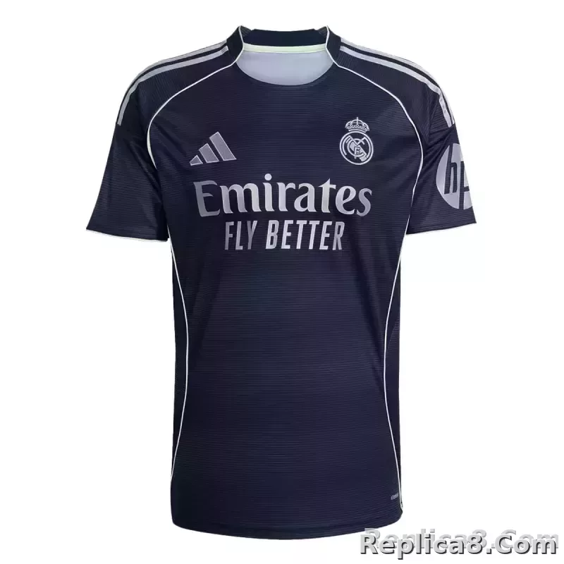 25-26 Real Madrid Away Soccer Full Kit Jersey+Shorts+Socks - detail