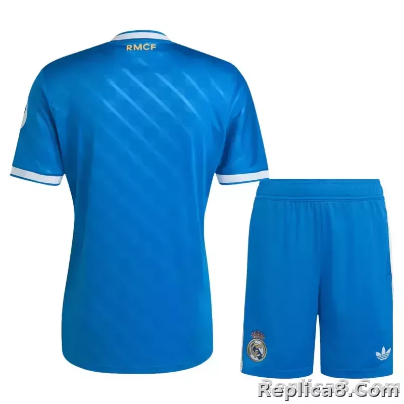25-26 Real Madrid Third Away Soccer Kit Jersey+Shorts - detail