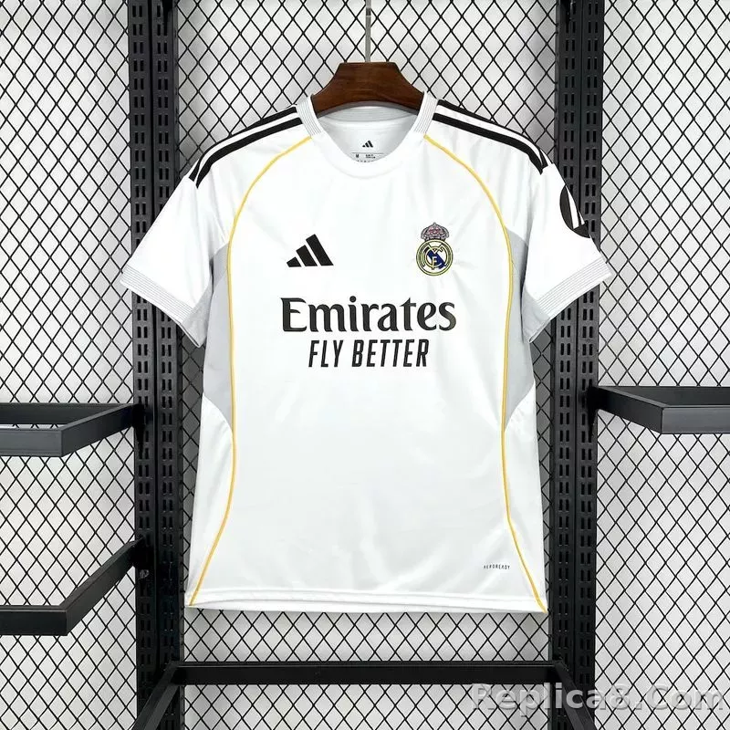25-26 Real Madrid Home Soccer Kit Jersey+Shorts - detail