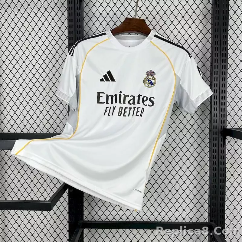 25-26 Real Madrid Home Soccer Kit Jersey+Shorts - detail