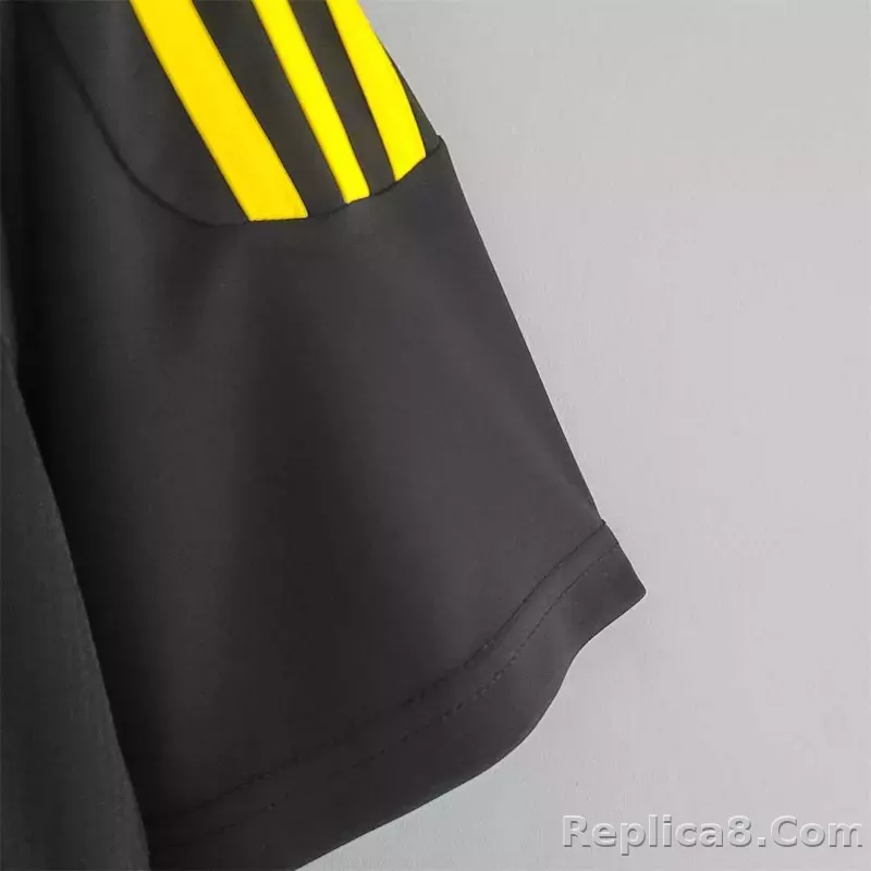 11-12 Real Madrid Away Retro Jersey Goalkeeper Black - detail