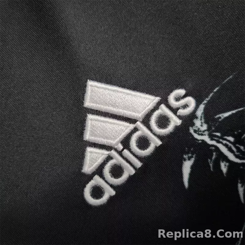 2014/15 Real Madrid Ronaldo#7 Third Away Retro Jersey Long Sleeve - detail