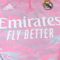 Kids Real Madrid Zipper Sweatshirt Kit(Top+Pants) Pink 2023/24 - view 6