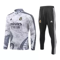 Real Madrid Zipper Sweatshirt Kit(Top+Pants) White 2023/24 - view 1