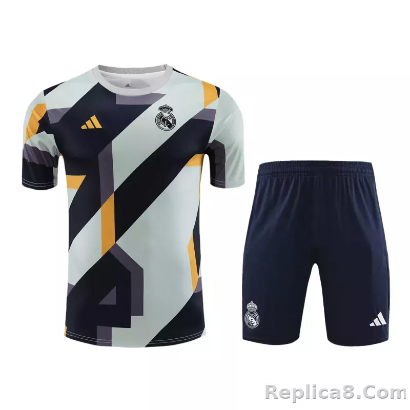 Real Madrid Pre-Match Kit Jersey+Shorts 2023/24 - detail