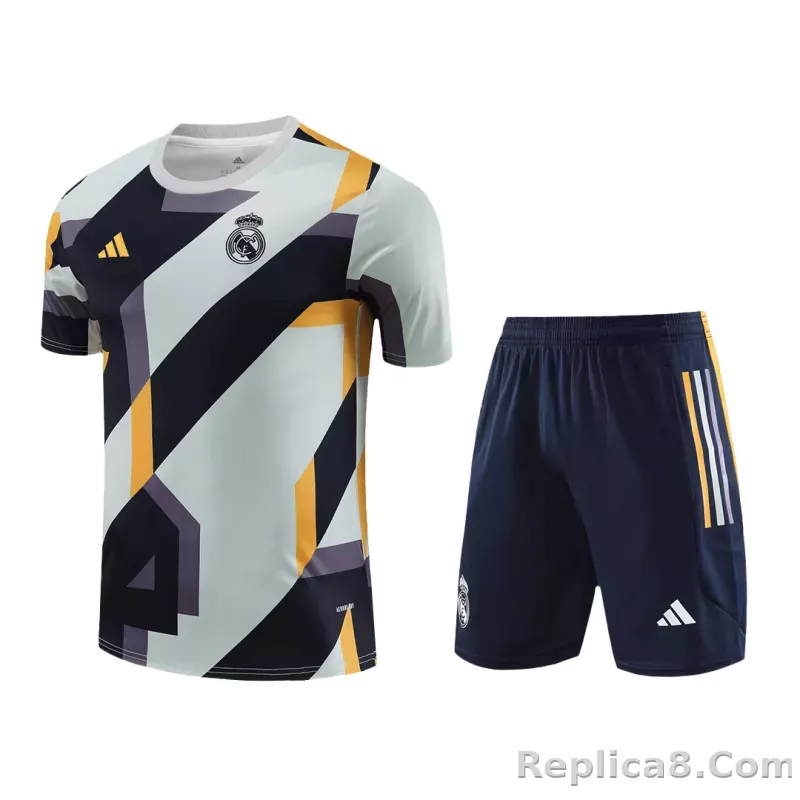 Real Madrid Pre-Match Kit Jersey+Shorts 2023/24 - detail