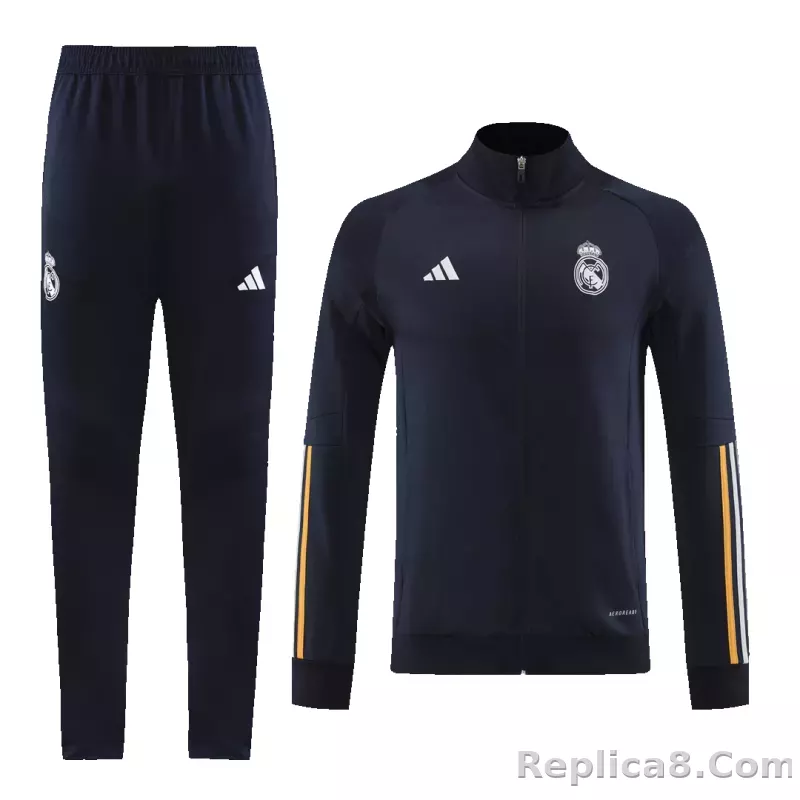 Real Madrid Training Jacket Kit (Jacket+Pants) Black 2023/24 - detail