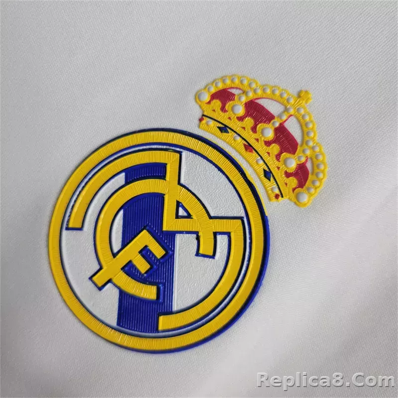 2011/12 Real Madrid Home Retro Jersey Long Sleeve - detail