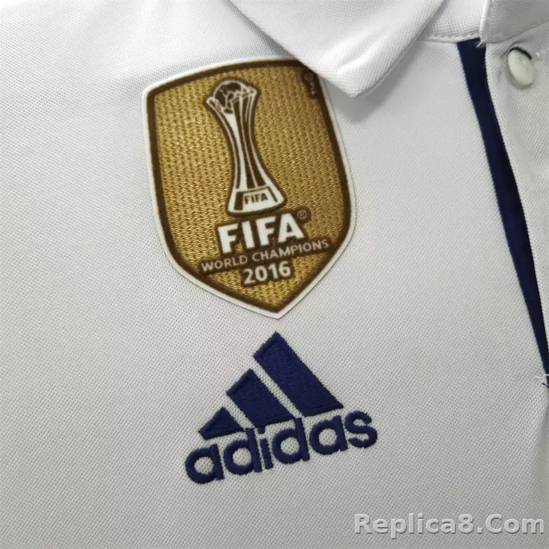 16-17 Real Madrid Home Retro Jersey - detail