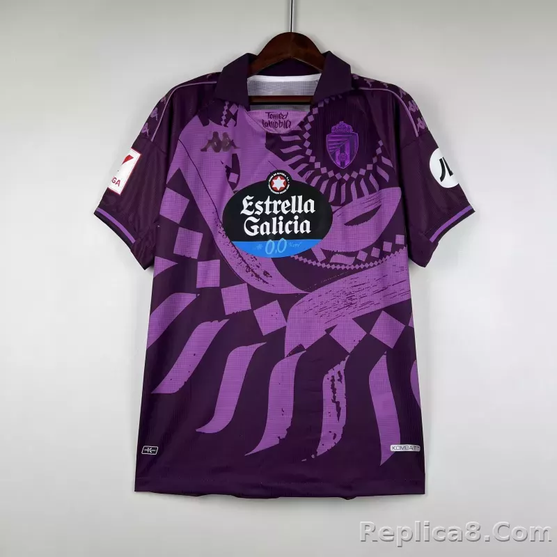 23-24 Real Valladolid Away Jersey Fan Version