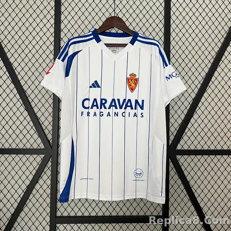 24-25 Real Zaragoza Home Jersey Fan Version