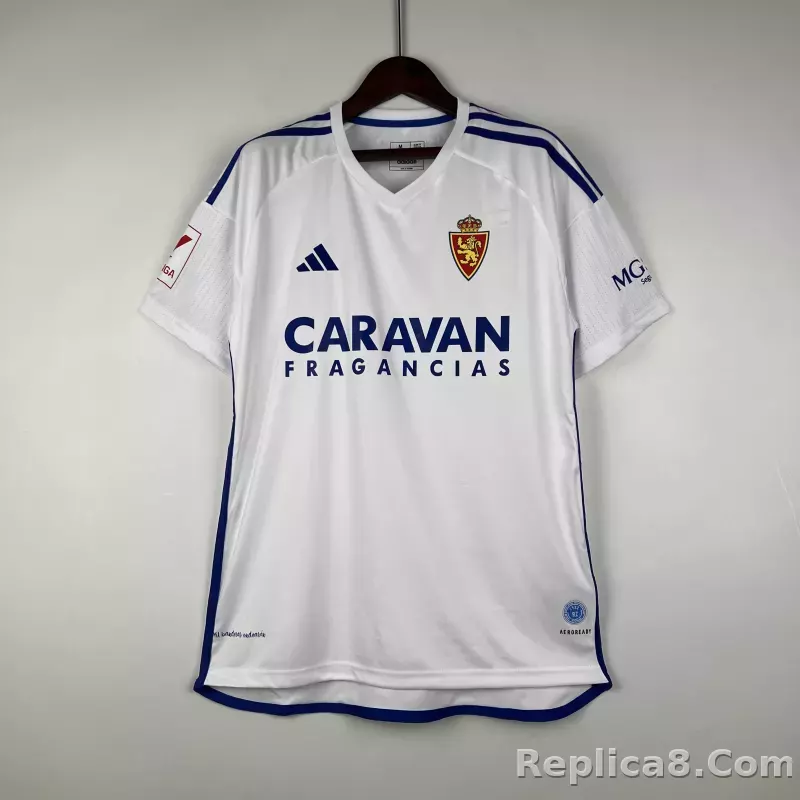 23-24 Real Zaragoza Home Jersey Fan Version
