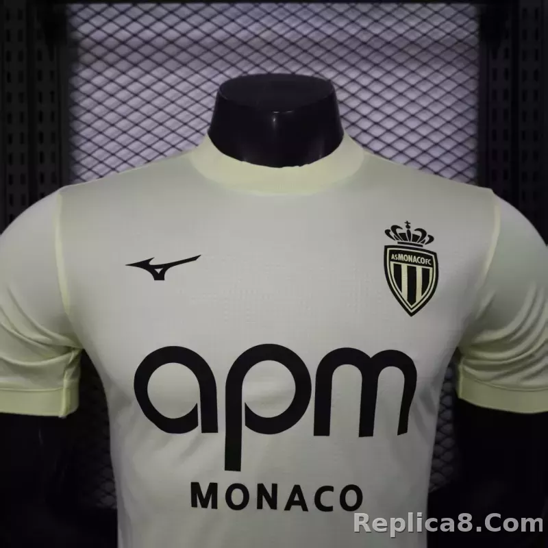 25-26  AS Monaco Second Away Jerseys Player Version - detail