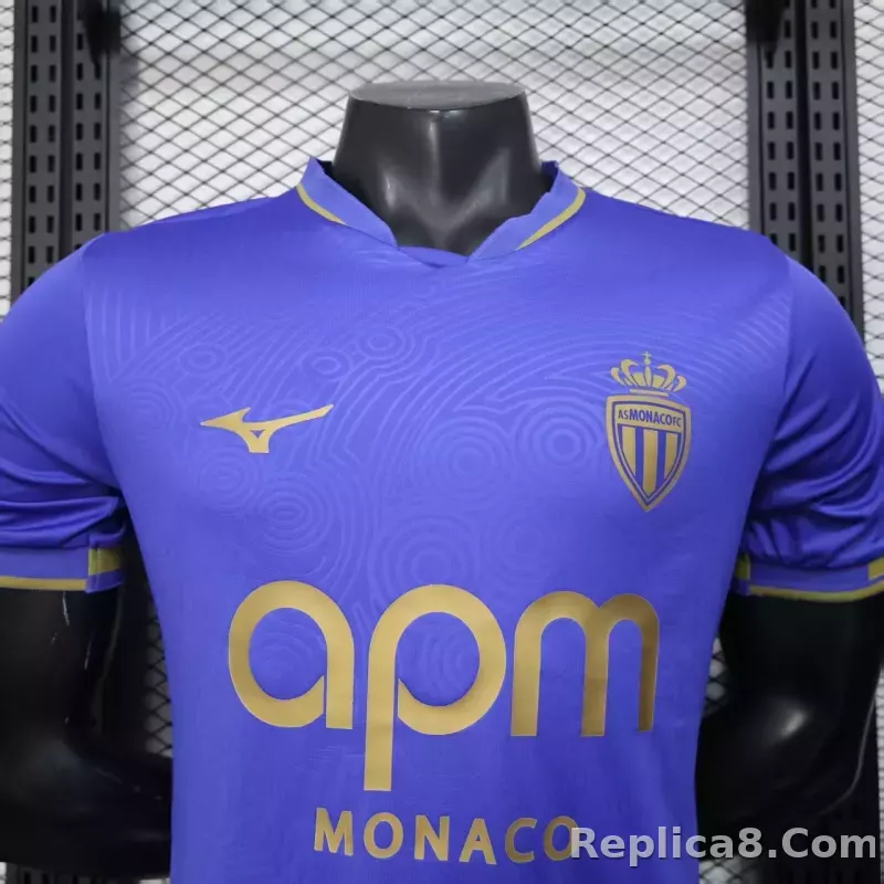 25-26  AS Monaco Away Jerseys Player Version - detail