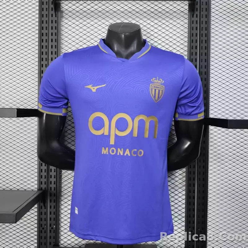 25-26 AS Monaco Second Away Jerseys Player Version - detail