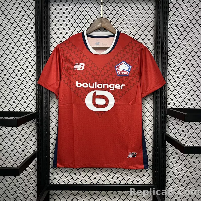 24-25  Lille OSC Home Jerseys Fan Version