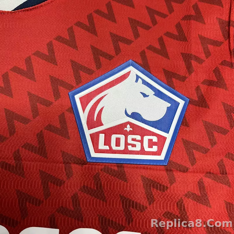 24-25  Lille OSC Home Jerseys Fan Version - detail