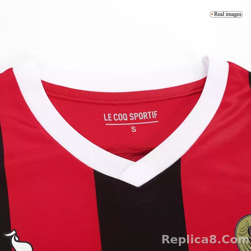 23-24  OGC Nice Home Jerseys Fan Version - detail