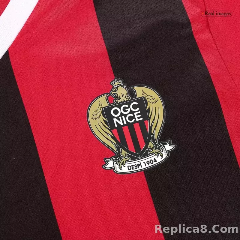 23-24  OGC Nice Home Jerseys Fan Version - detail