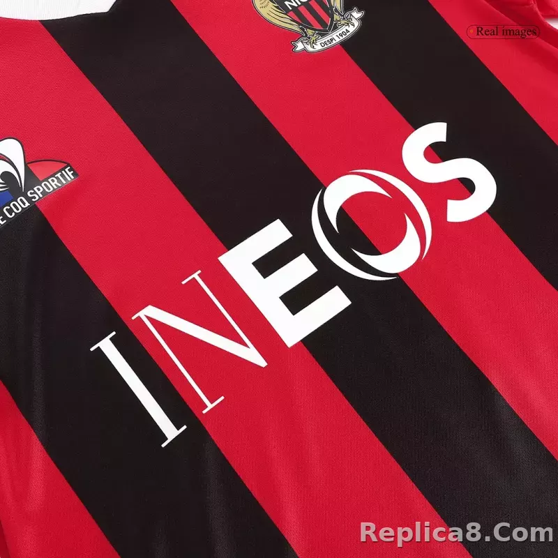 23-24  OGC Nice Home Jerseys Fan Version - detail