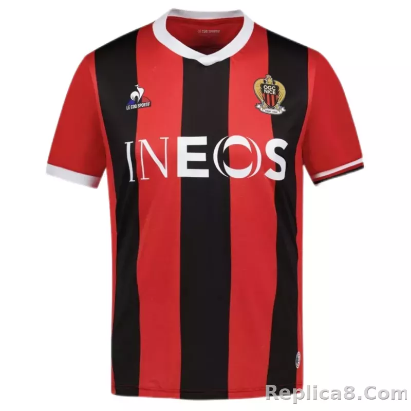 23-24 OGC Nice Home Jerseys Fan Version