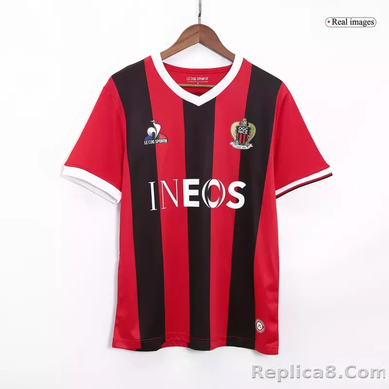 23-24 OGC Nice Home Jerseys Fan Version - detail