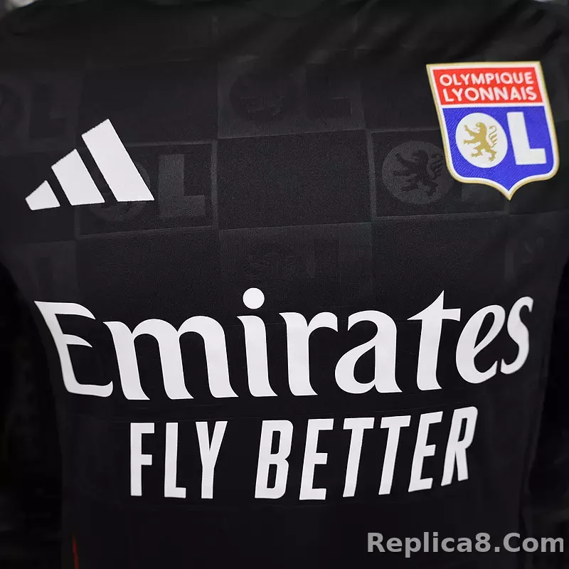 24-25 Olympique Lyonnais Away Jersey Player Version - detail