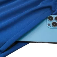 Kids Marseille Zipper Sweatshirt Kit(Top+Pants) Blue 2023/24 - view 17