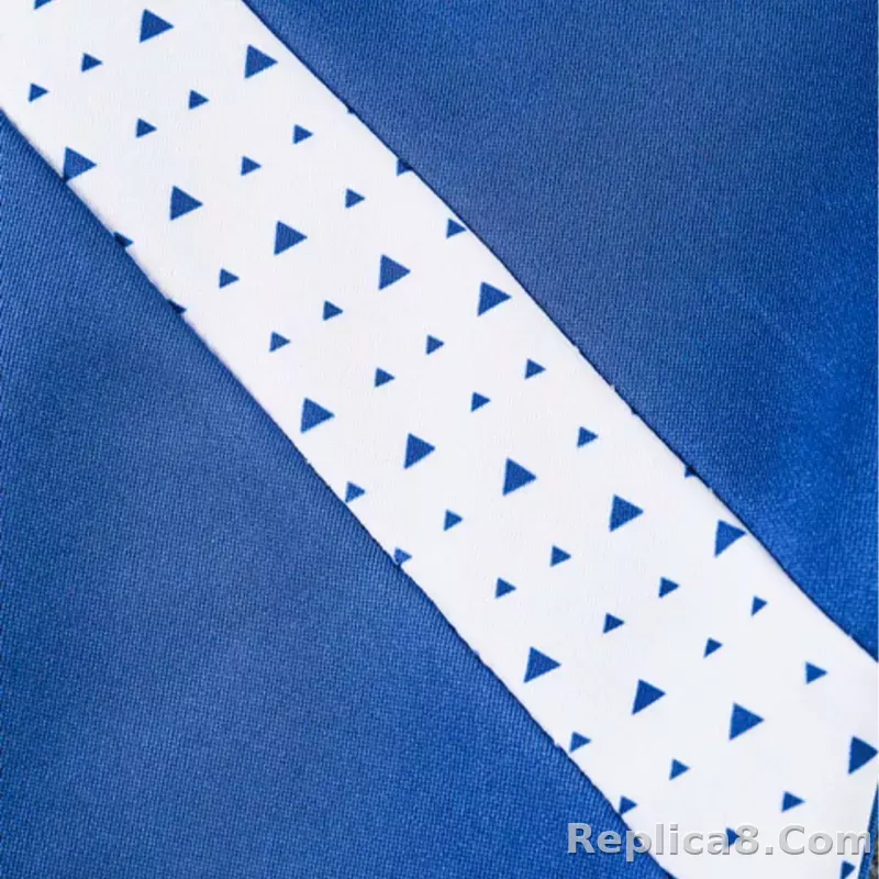 Marseille Zipper Sweatshirt Kit(Top+Pants) Blue 2023/24 - detail