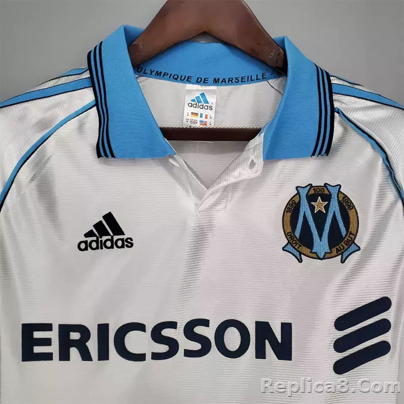 1998-1999 Marseilles Retro Jersey Home - detail