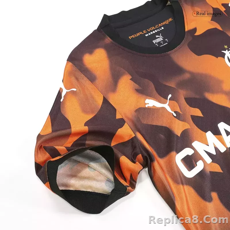 23-24  Marseille Third Away Jerseys Player Version - detail