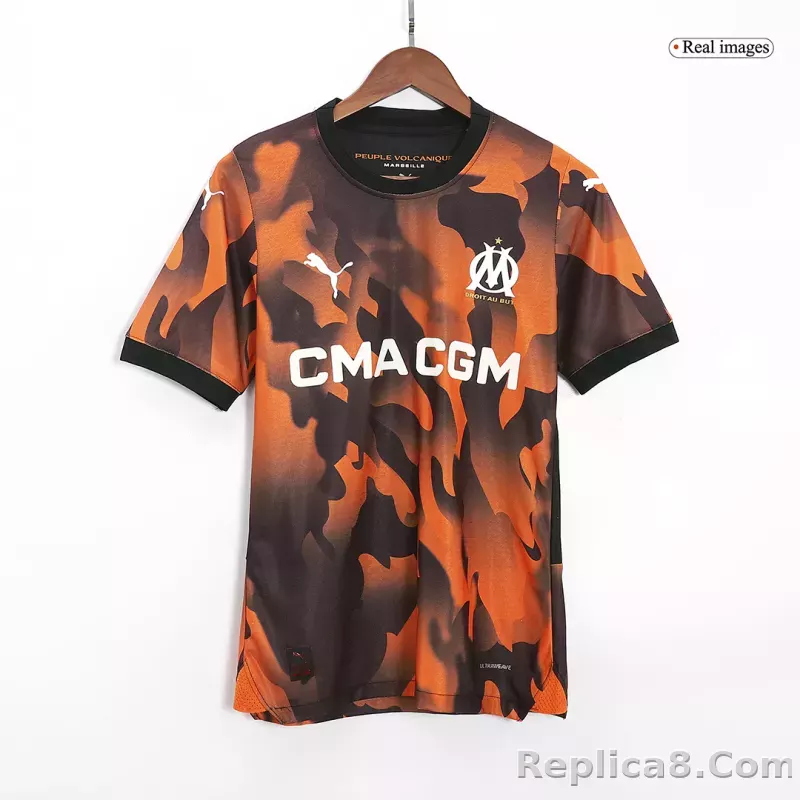 23-24  Marseille Third Away Jerseys Player Version - detail