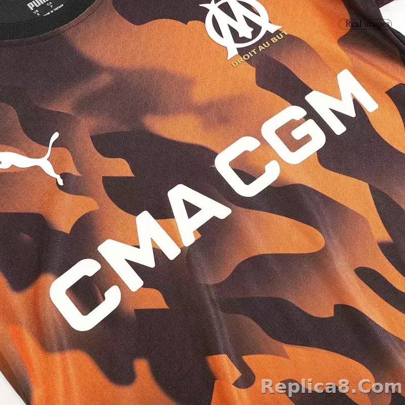 23-24 Marseille Third Away Jerseys Player Version - detail