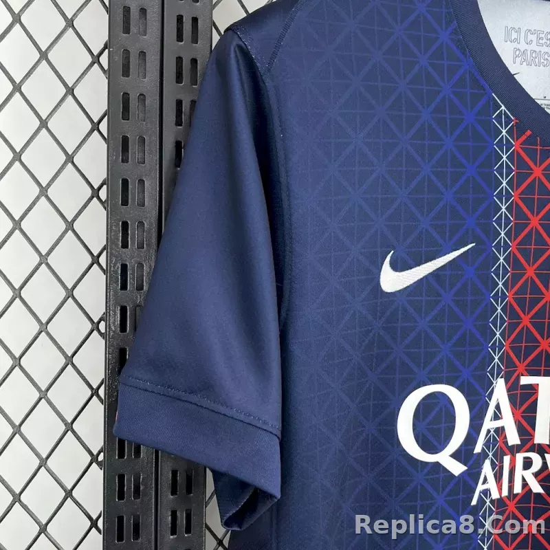 25-26 Paris Saint-Germain Home Soccer Jersey 2 Star - detail