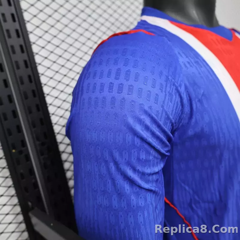 26-27 PSG Home Soccer Jersey Player Version Long Sleeve - detail