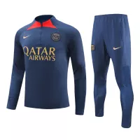 Kids PSG Zipper Sweatshirt Kit(Top+Pants) Navy 2023/24 - view 1