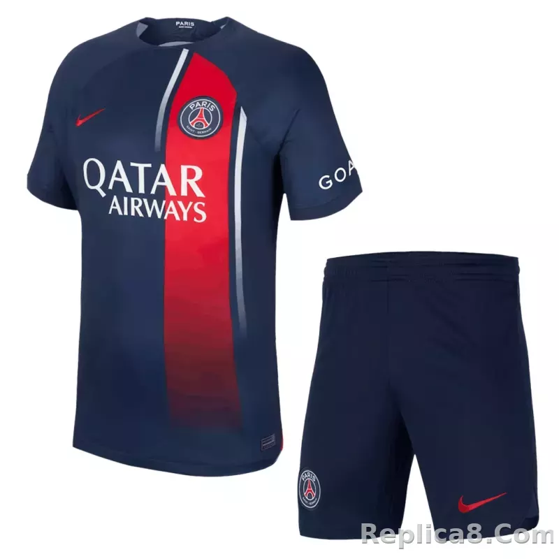 23-24 Paris Saint-Germain Home Whole Kit Jersey+Shorts+Socks - detail