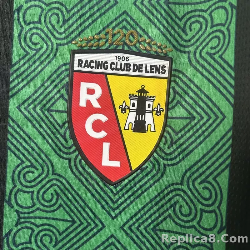 25-26  RC Lens Away Soccer Jersey - detail