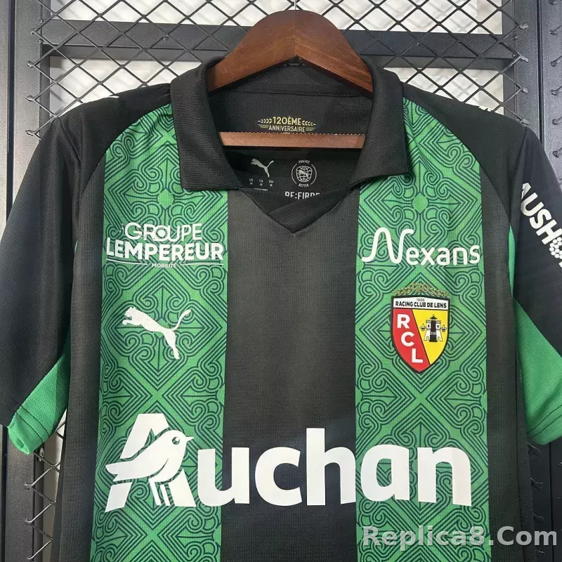 25-26  RC Lens Away Soccer Jersey - detail