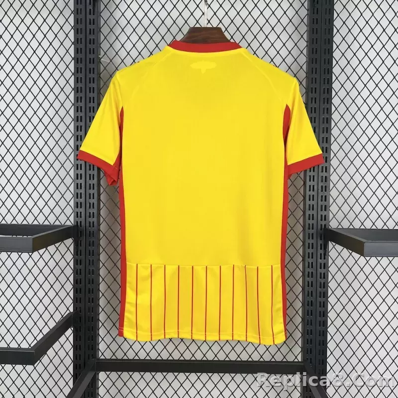 25-26  RC Lens Home Soccer Jersey - detail